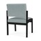 Lesro Lenox Steel Armless Guest Chair, Ash (Blue) Seat, Ash Back, 22.5 W 24.5 L 32 H, No Arms LS1102 - alternate 3